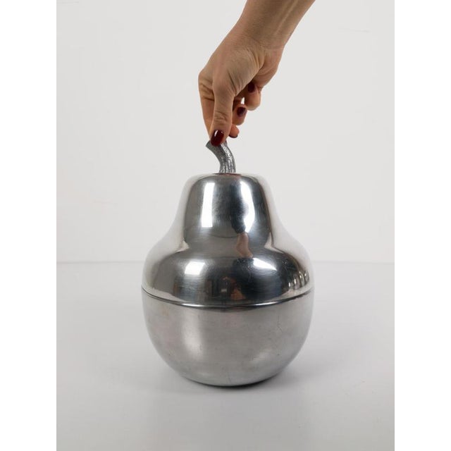 Mid-Century Modern Sculptural Pear-Shaped Ice Bucket, Italy, 1960s For Sale - Image 12 of 16