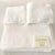 Ralph Lauren Greenwich 3 Piece White Bath Towel Set Vintage New Condition With Tags For Sale - Image 9 of 11