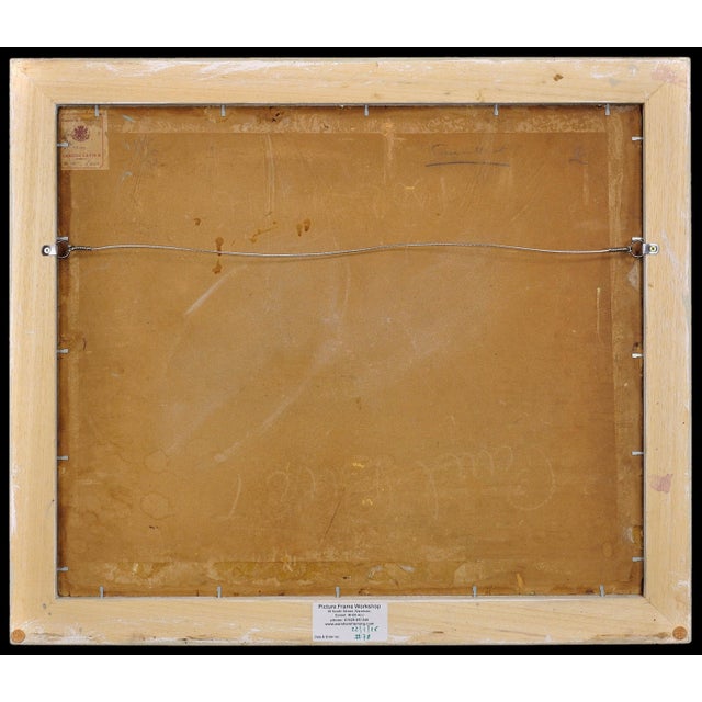 Paul Bret, Unloading & Loading Ships, Palermo Harbour, Sicily, 1930s, Oil Painting, Framed For Sale - Image 4 of 18
