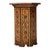 Wood Vintage Geometric Inlay Wood Side Table For Sale - Image 7 of 12