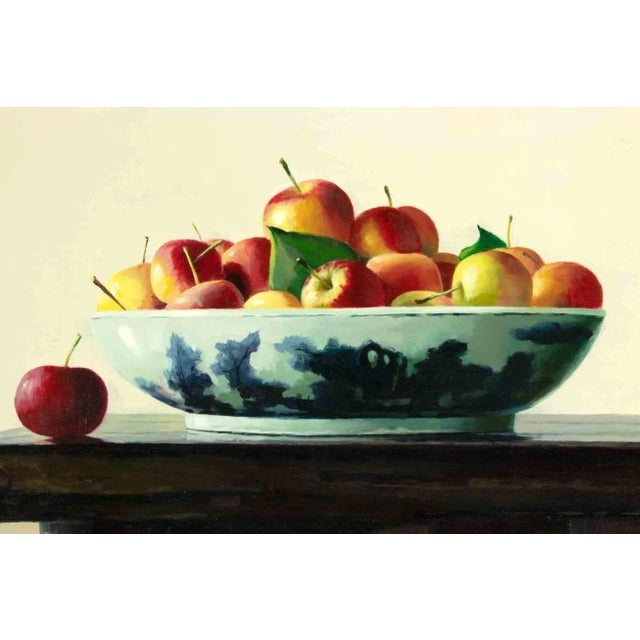 Zhang Wei Guang, Apples on the Table, 2008, Oil on Canvas For Sale - Image 4 of 6