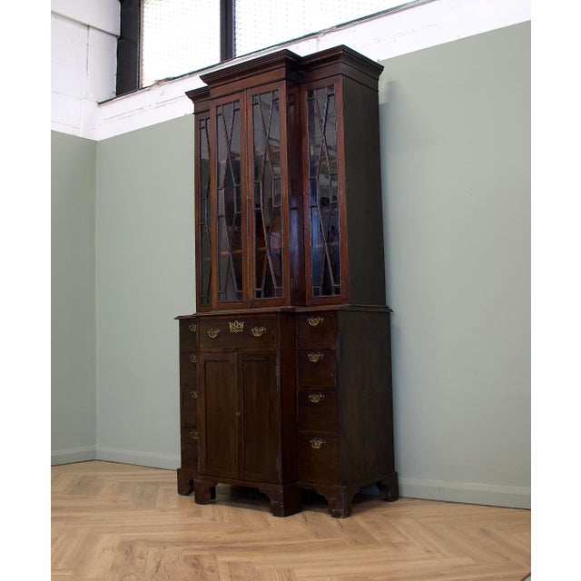 Antique Georgian Mahogany Glazed Display Cabinet, 1810s For Sale - Image 3 of 12