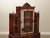 Mid 20th Century Weiman Heirloom Quality Chinese Chippendale Style Mahogany Vitrine Display Cabinet For Sale - Image 5 of 18