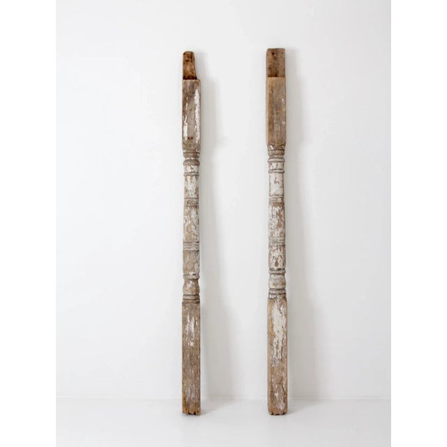 Antique Architectural Columns - a Pair For Sale - Image 9 of 12