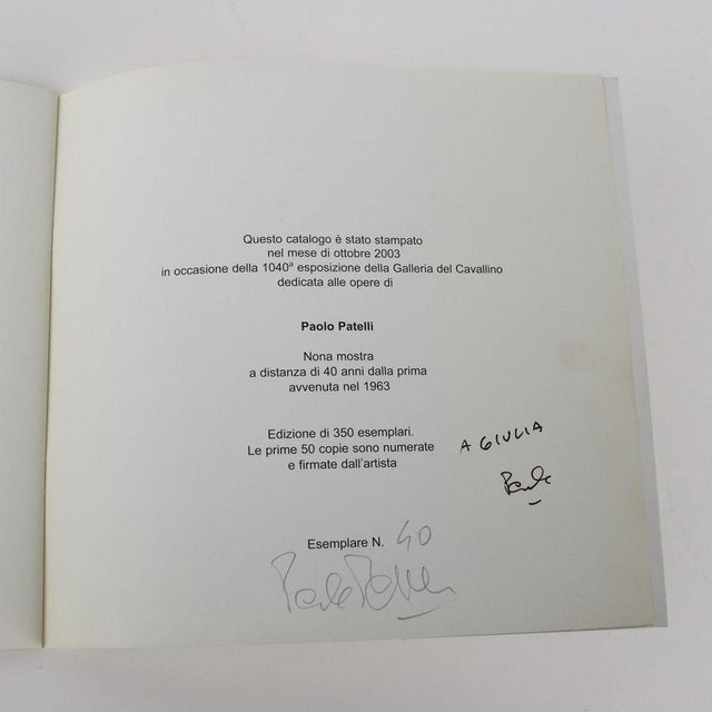 Paolo Patelli, Compositions, Mixed Media Artworks on Paper, Set of 2 For Sale - Image 10 of 11