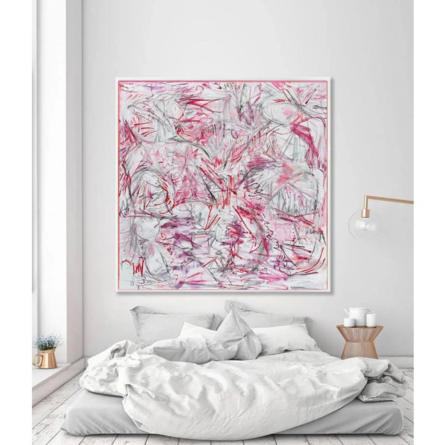 "Wild Ride by Trixie Pitts Large Abstract Expressionist Oil Painting For Sale - Image 10 of 12