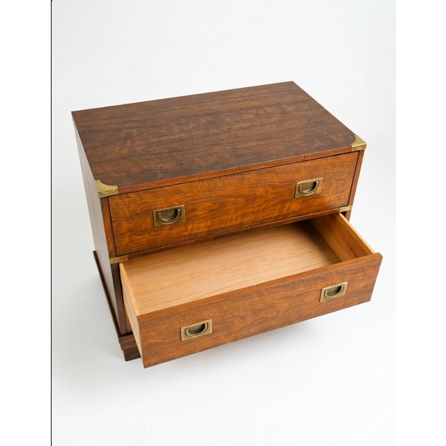 Vintage Drexel Brigade Collection Campaign Chest of Drawers - Mid-Century Modern Style For Sale - Image 10 of 11