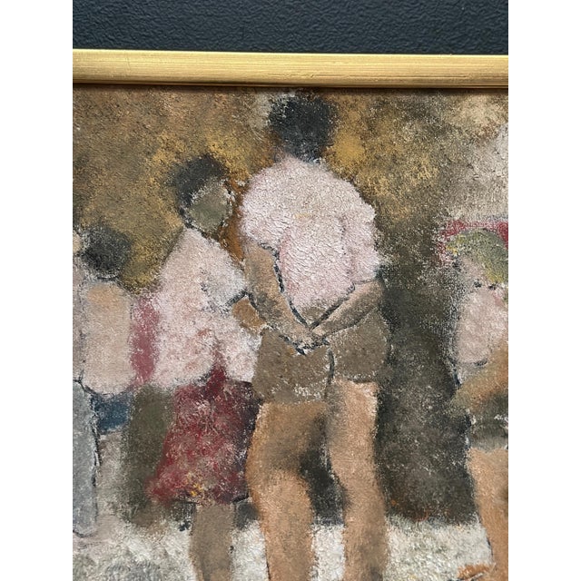 Erling Slagerstad, Gathering, 1992, Oil on Panel, Framed For Sale - Image 12 of 16