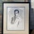1980s Vintage Original Pen and Ink Drawing Portrait of a Man For Sale - Image 5 of 5