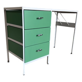 Mid Century Modern Lacquered Desk by George Nelson for Herman Miller For Sale