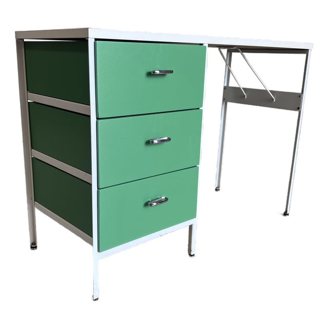 Mid Century Modern Lacquered Desk by George Nelson for Herman Miller For Sale