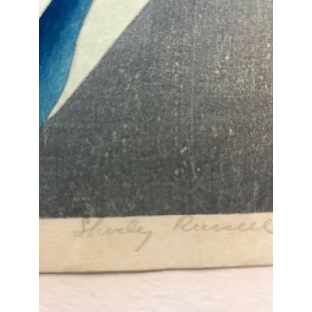 "White Ginger" Shirley Russell 1936 "White Ginger" is just one of several flower prints Shirley Russell created in...