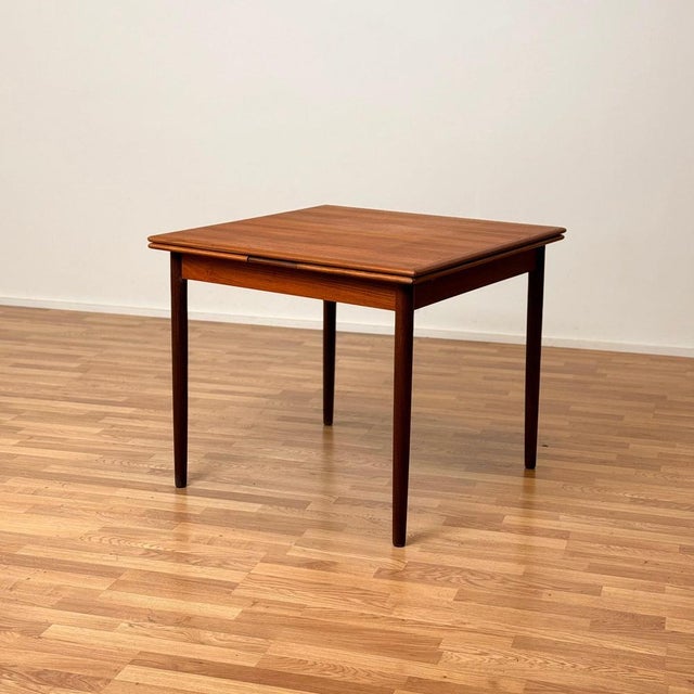 Small Square Dining Table in Teak, Denmark, 1950s-1960s For Sale - Image 13 of 13