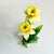 Capodimonte Mid-Century Italian Capodimonte Style Porcelain Yellow Daffodil Decorative Object For Sale - Image 4 of 11
