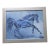 Horse Expressionism Impressionism English Traditional Blue Landscape Original Oil Painting by Cleo Plowden For Sale