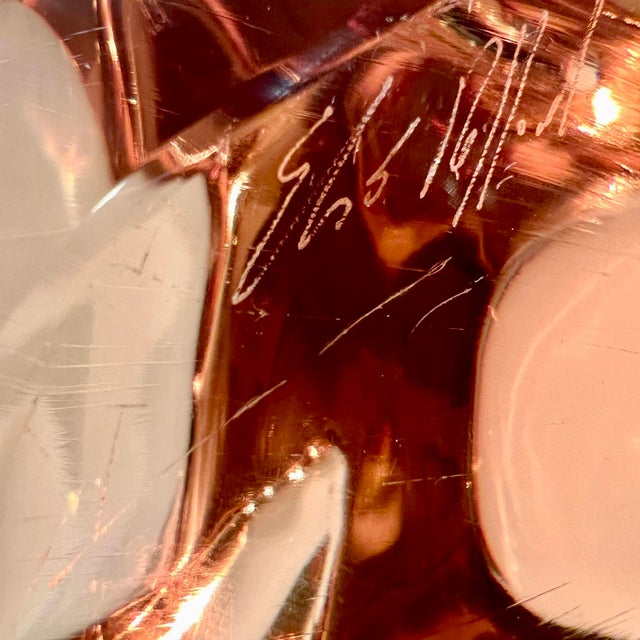 Glass Signed Unique Piece Elio Raffaeli, Large and Heavy Sculpture Umano Astratto 1970s, Murano Glass, Art Object For Sale - Image 7 of 18