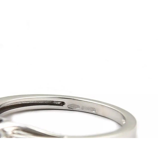 Late 20th Century Bliss by Damiani Kate Solitaire Diamond 18k White Gold Ring For Sale - Image 5 of 6