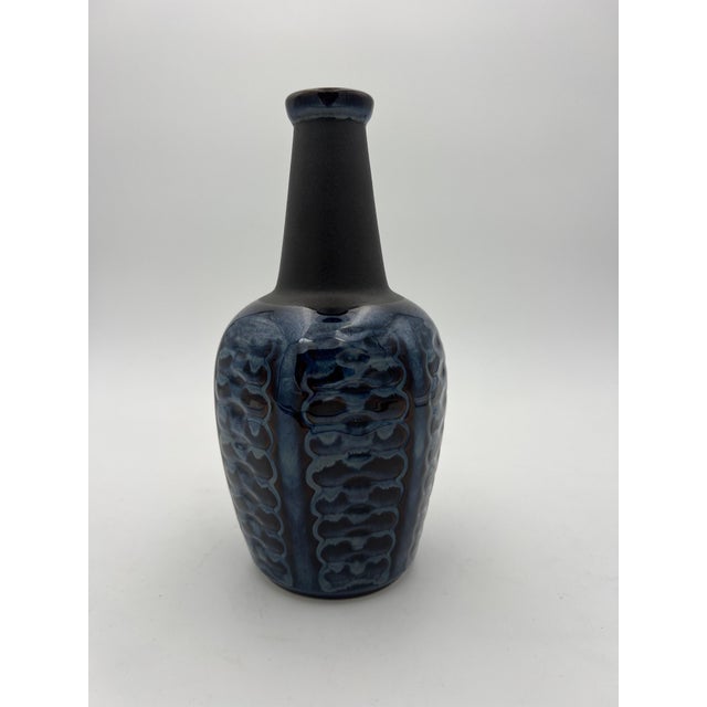 Ceramic Vase Blue Series by Einar Johansen for Soholm, 1960s For Sale - Image 6 of 6