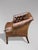 Brown Leather Club Armchair, 1880s For Sale - Image 4 of 11