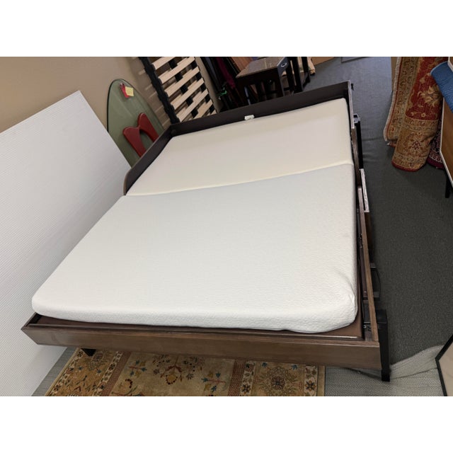 Design Plus Gallery presents the Queen Size Ambrosia Rolling Bed Cabinet from Foundry Select. The Ambrosia Rolling Cabinet...