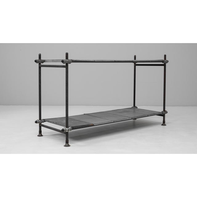 20th Century French Metal Console Table With Zinc Top For Sale In Greensboro - Image 6 of 18