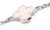 Pink Late 20th Century Van Cleef & Arpels Pink Opal Vintage Alhambra Five Motif White Gold Bracelet For Sale - Image 8 of 14