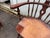 Farmhouse Vintage Windsor-Style Hoop-Back Rush Seat Armchair For Sale - Image 3 of 15