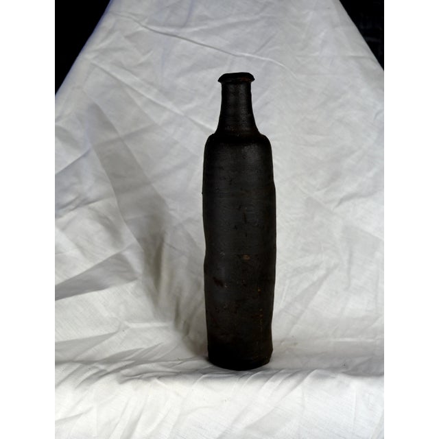19th Century French Ger Norman Stoneware Bottle, Tall Type 1 For Sale - Image 4 of 13
