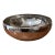 Late 20th Century Modern Luna Handmade Hammered Centerpiece Bowl by Michael Aram For Sale