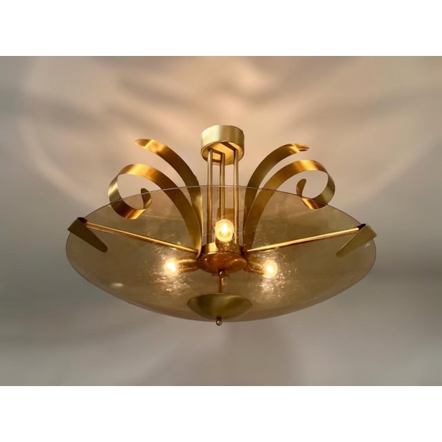 Metal 21st Century Piuma Chandelier by Fabio LTD For Sale - Image 7 of 7