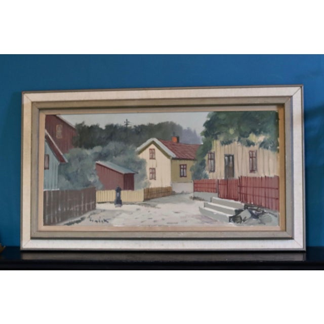 Tage Gavik, Lilla Gatan Majorna Gothenburg, 1960s, Oil on Canvas, Framed For Sale - Image 9 of 9
