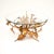 Mid-Century Modern Vintage Gilt Metal Coffee Table by Hans Kogl, 1960 For Sale - Image 3 of 11