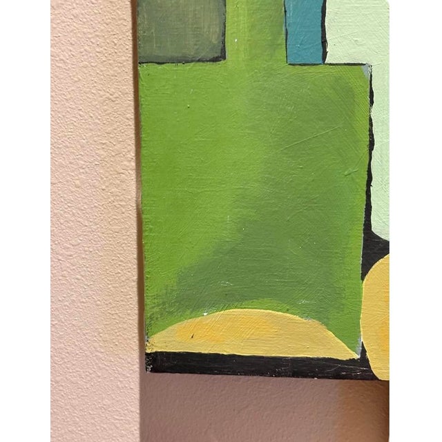 1970s Mid Century Modern Painting of Still Life Vases Signed For Sale - Image 12 of 14