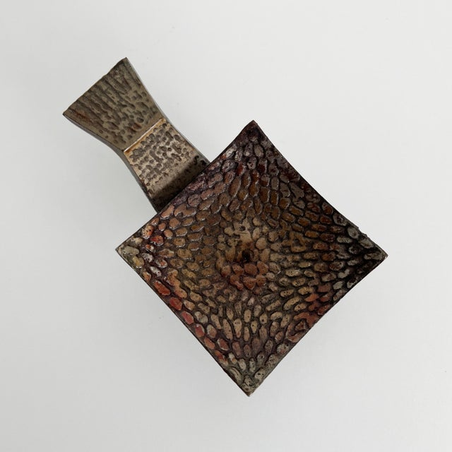 Japanese Cast Iron Candle Holder For Sale In Sacramento - Image 6 of 9