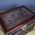 An exquisite vintage Chinese hardwood (Hong Suanzhi / Rosewood style) jewelry box or vanity chest. This stunning piece...