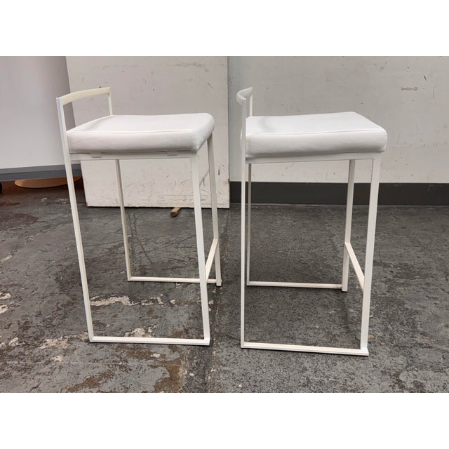 LumiSource Fuji Counter Stools, Pair For Sale In San Francisco - Image 6 of 12