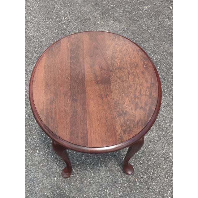 Pennsylvania House Mid 20th Century Vintage Queen Anne Style Side Table For Sale In Washington DC - Image 6 of 6