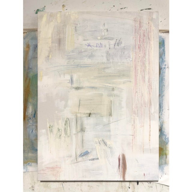 at this point, the description is the title. its a painting. with materials. but the title is best i can do.