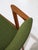 Model 42 Dining Chairs in Teak and Green Fabric by Kai Kristiansen for Schou Andersen, Denmark, 1960s, Set of 6 For Sale - Image 10 of 15