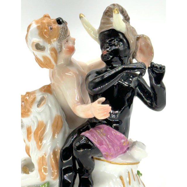Meissen Porcelain Allegory of the Continent of Africa, Circa 1750 For Sale In West Palm - Image 6 of 12