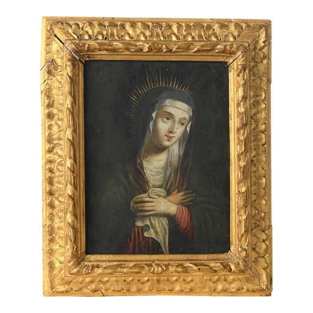 Portrait of the Virgin Mary For Sale