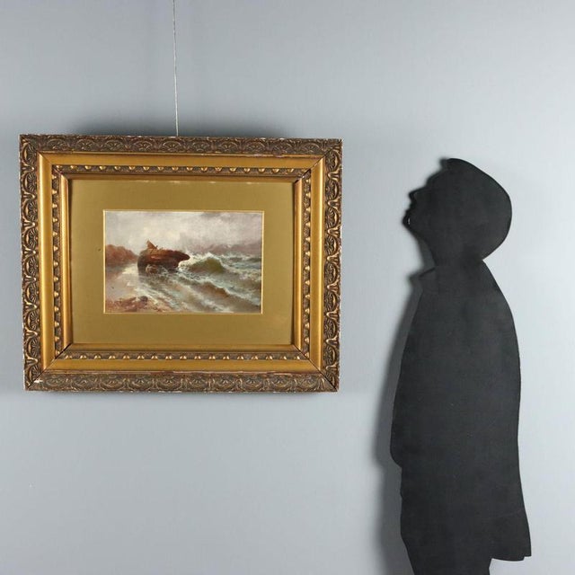 Oil on cardboard. The work is likely a preparatory sketch for a painting by José Navarro y Llorens, with an identical...