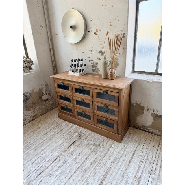 1950s Walnut Seed Merchant Sideboard, 1950 For Sale - Image 5 of 18