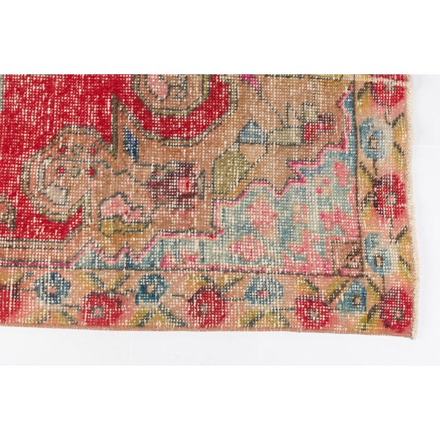 1960s Hand-Knotted Traditional Anatolian Rug For Sale - Image 6 of 9