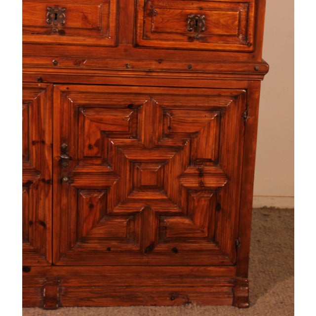 Antique Spanish Wooden Cupboard For Sale - Image 11 of 16