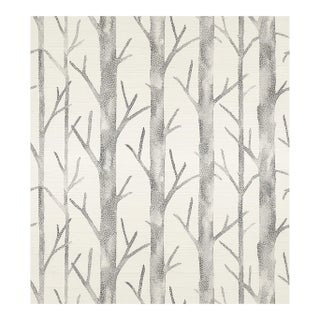The House of Scalamandré Everett Silk Wallcovering, Shadow For Sale