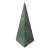 Green Marble Obelisk With Dramatic Veining For Sale