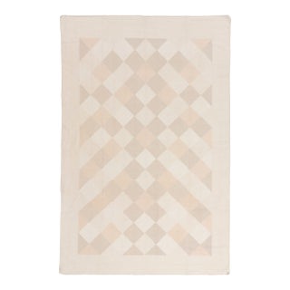 Vintage Indian Dhurrie Rug, 05'09 X 08'08 For Sale