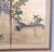 1950s Folding Screen Excellent Front and Back Panels Japanese Byobu "2 Quails Under Flowering Bush" Artist Hand Signed &...