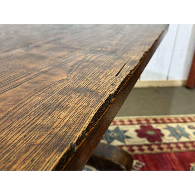 Antique English Monastery Table in Oak, 1800s For Sale - Image 18 of 18